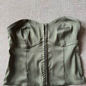 Abercrombie & Fitch Olive Green Top